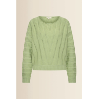 Expresso Trui Ajour Pistache